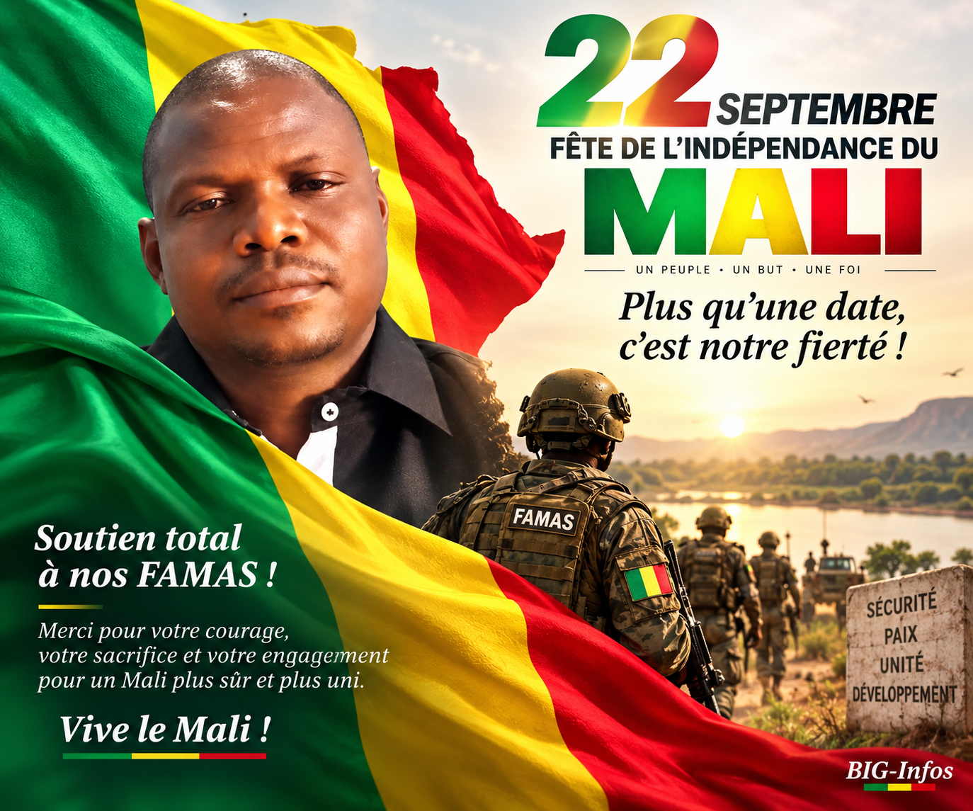 🇲🇱 22 septembre 2026 — 66 ans d’indépendance.