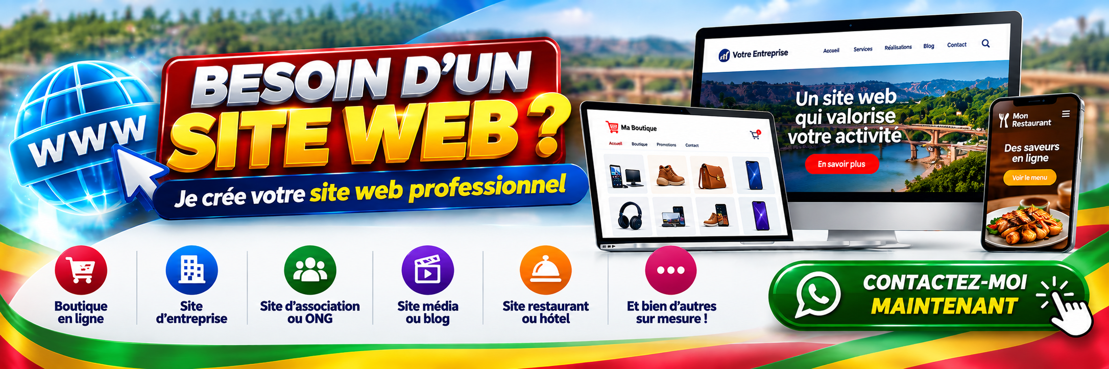Site web, boutique en ligne : contactez-moi !