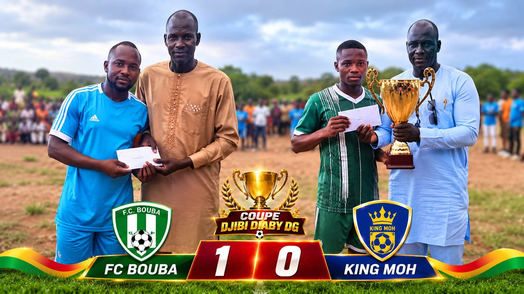 Darsalam : FC Bouba remporte la Coupe Djibi Diaby dit « DG ».