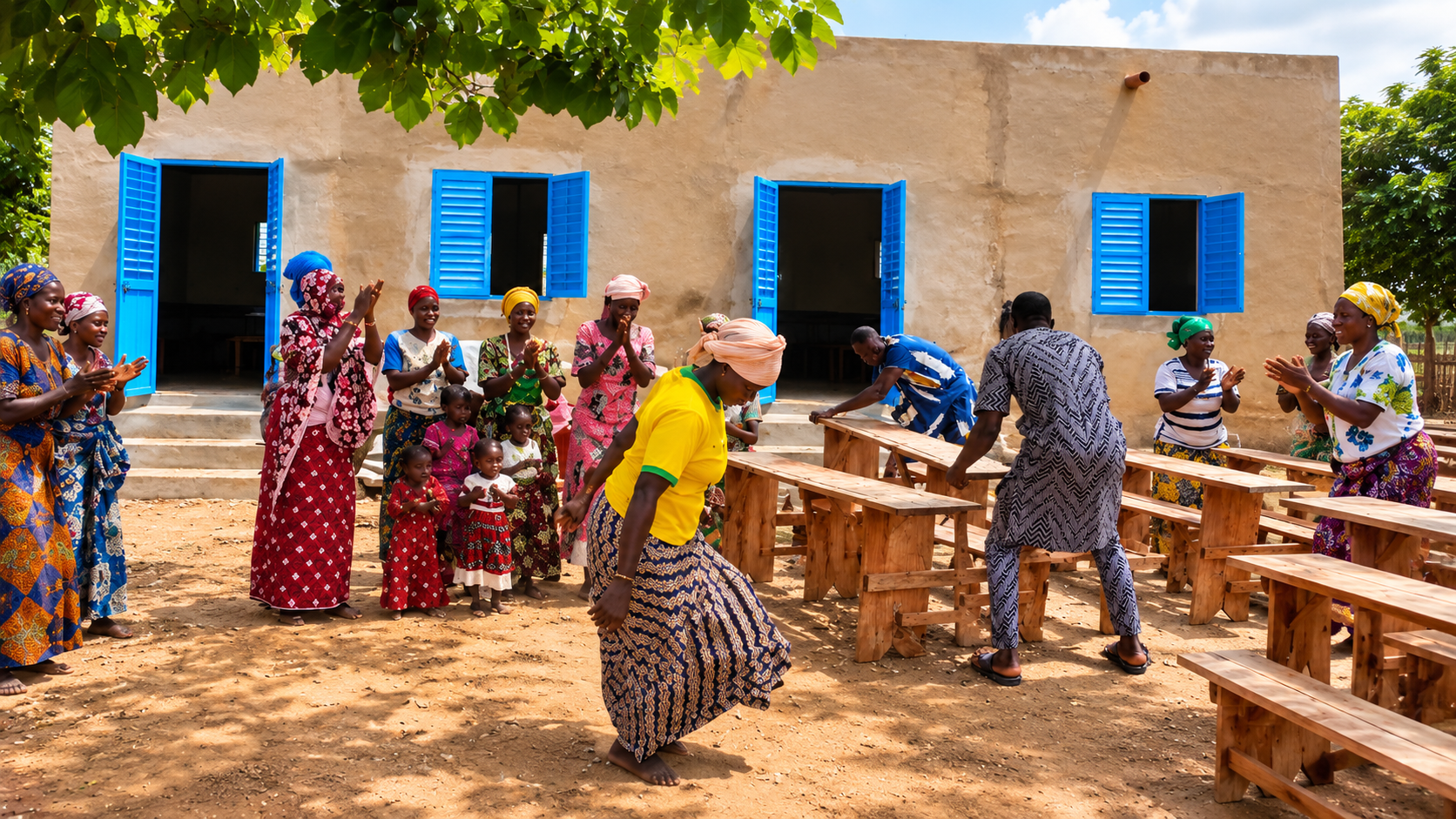 À Sitokoto, quand le village pose la première pierre, la mairie de Mahina achève l'œuvre : deux salles de classe inaugurées.