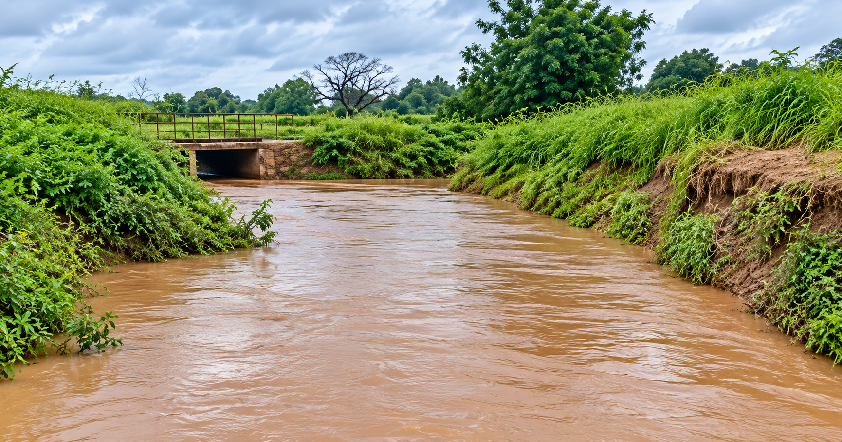 Oussoubidiagna : 70 mm de pluie, l'espoir renaît mais les eaux débordent.